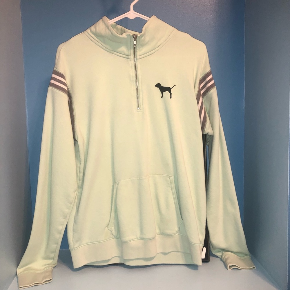 Pink limited addition half zipper top